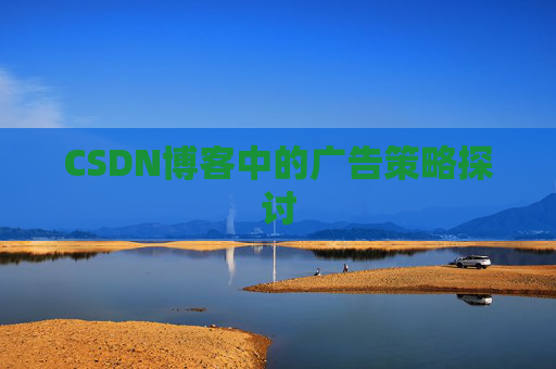 CSDN博客中的广告策略探讨