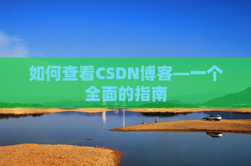 如何查看CSDN博客—一个全面的指南